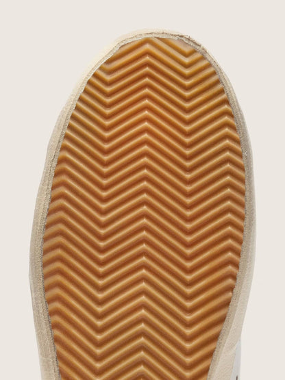 Super-Star homme avec étoile en daim et contrefort bleu